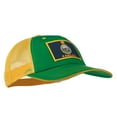 thumbnail image 5 of Big Mesh State Kansas Patch Cap - Kelly Gold XL-3XL, 5 of 5