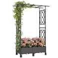 thumbnail image 1 of Outsunny Raised Garden Bed with Arch Trellis and Wheels, 1 of 10