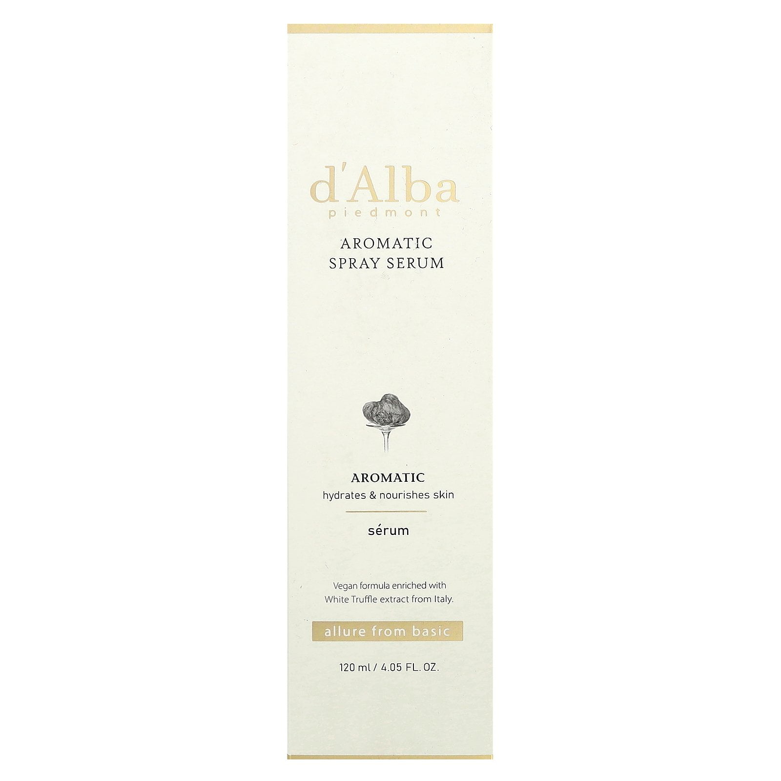 d'Alba Aromatic Spray Serum, 4.05 fl oz (120 ml)