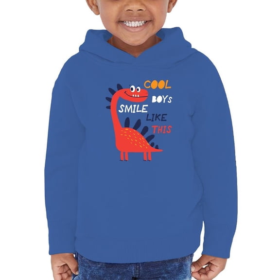 Dino Cool Boys Smile Like This Hoodie Toddler -Image by Shutterstock,  2 Toddler