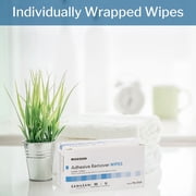 McKesson Adhesive Remover Wipes, Gentle Alcohol Solution, 2.4 in x 2.4 in, 50 Wipes