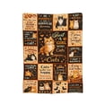 thumbnail image 2 of Cat Lover Blanket Gift Throw Blanket Cute Cat Pattern Blanket Cozy Soft Home Decor Gift for Cat Lovers and Cat Moms 50x40, 2 of 6