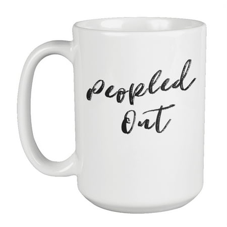 

Enneagram Type 5 - Coffee and Tea Mug: Peopled Out (15oz)