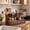 Brown, variant on FUYGRCJ Innovation 2 Layers Kitchen Utensil Holder, Extra Large Wooden Utensil Organizer with 4 Compartments, Rustic Cooking Utensil Spatula Caddy for Silverware, Spoons, Cooking Tools Spice Storage