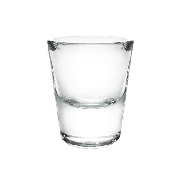 BarConic 1 oz Thick Base Clear Shot Glass pack of 12