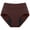 B Brown, variant on Womens Period Panties, Full Coverage Stretch High-Rise Leakproof Protective Briefs Underwear Beige XL