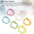 thumbnail image 4 of 24Pcs Crochet Locking Marking Rings, Sturdy Material and Bright Color Easy to Use Metal Stitch Markers for Knitting and Crocheting Accessories, 4 of 7