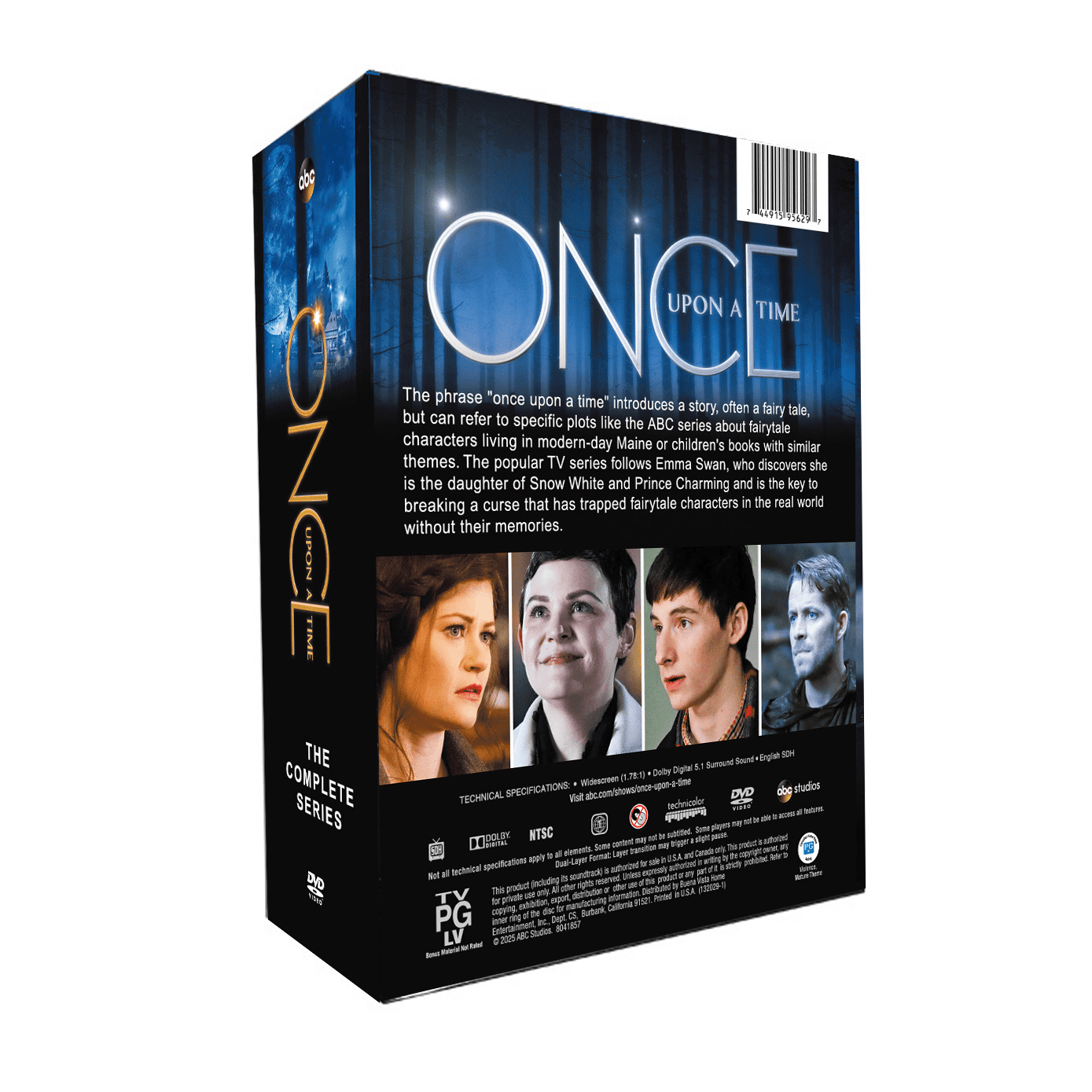 Once Upon a Time Seasons 1-7 The Complete Series DVD Box Set TV Show ...