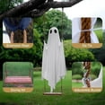 thumbnail image 3 of Swinging Ghost Outdoor Decor, 3.3 Ft Hanging Ghosts Halloween Decor with Remote Control, Ghosts on a Swing Decoration, Scary Party Outside for Front Door, Porch, Garden, Yard, Tree(With light), 3 of 7