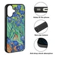 thumbnail image 2 of WIRESTER Shockproof Soft Rubber Cover Case for Apple iPhone 17 6.3" 2025, Irises Vincent Van Gogh, 2 of 5
