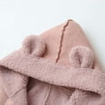 thumbnail image 5 of BXSRUTA Boys and Girls Hooded Thermal Fleece-Lined Romper for Outdoor Winter Activities with Gloves and Coat, 5 of 8