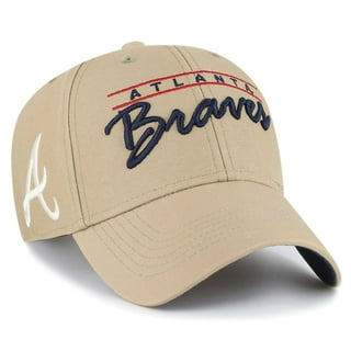 Atlanta Braves MLB '47 Throwback Brand Blue Clean Up Adjustable  Strapback Hat