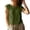 *Army Green, variant on VBVC Women's Linen Blend Cap Sleeve Top , Ladies' Crew Neck Button Back Blouse , Loose Fit Summer Shirt For Women,Army Green,S-2XL