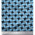 thumbnail image 1 of Soimoi Polyester Crepe Fabric Abstract Geometric Printed Craft Fabric by The Yard 52 Inch Wide, 1 of 3