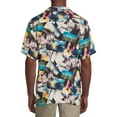 thumbnail image 6 of No Boundaries Men's and Big Men's Short Sleeve Printed Rayon Shirt, 6 of 6