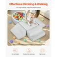 thumbnail image 3 of Climbing Toys 5 Piece Foam Climbing Blocks with Ball Pit for Toddlers, 3 of 7