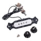 thumbnail image 3 of Pastilla de Guitarra de Bobina Simple Precableada Sunnimix Tono Negro, 3 of 8