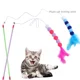 thumbnail image 2 of Juguete de peluche con forma de hada para gatos, palo para gatos, pelota de peluche con campana de plumas, juguete para gatos, suministros para mascotas, 2 of 5