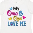 thumbnail image 4 of Inktastic My Oma and Opa Love Me with Hearts Boys or Girls Toddler T-Shirt, 4 of 5