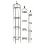 Beautiful Metal Round Trellis Set Of 3