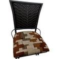 thumbnail image 3 of Outdoor Indoor Swivel Bar Stool 30" - Erin Armless - Terracotta Fabric - Black, 3 of 4