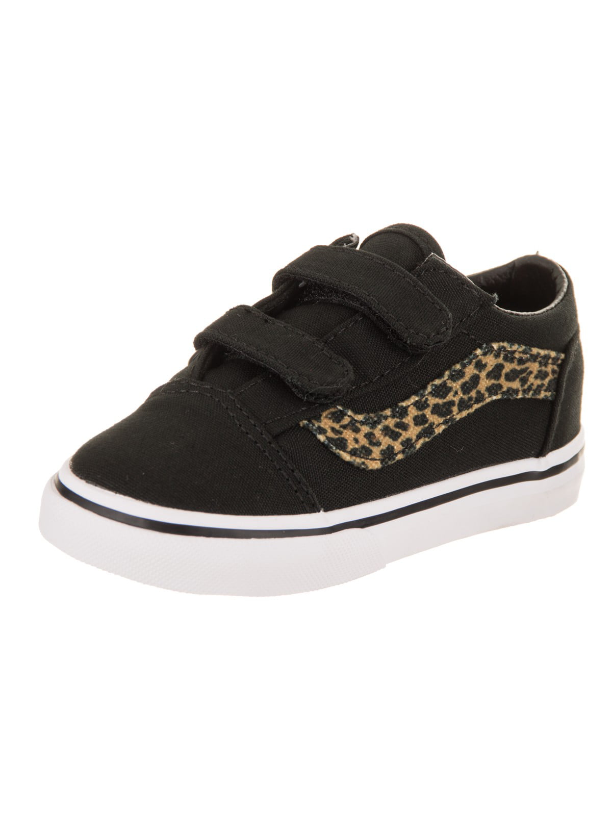 Vans Old V (Mini Leopard) Skate Shoe - Walmart.com