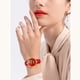 thumbnail image 2 of Mirar Reloj mecánico automático para mujer con correa de cuero Reloj de pulsera con pantalla luminosa de diseño hueco para mujer 1 1, 2 of 5