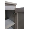 thumbnail image 4 of Concepts in Wood 5-Shelf Coastal Storage Cabinet, White, 72 inches, 4 of 8