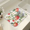 thumbnail image 4 of Yayeee Drying Mat for Kitchen Counter Dishes Microfiber Coffee Decorative Pad, Beige Apple Pattern, 4 of 9