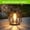 B, variant on 14in Solar Hanging Lanterns Outdoor: 1 Pack Metal Solar Hanging Lights with Hook, Bright - Warm Waterproof LED Lanterns for Outside, Decorative Solar-Powered Light for Yard Garden Patio Porch Decor
