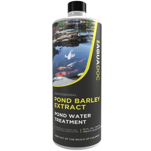 Pond Barley Extract - Get Crystal Clear, Fish-friendly Water with Pond Barley Straw Extract - AquaDoc Pond Supplies