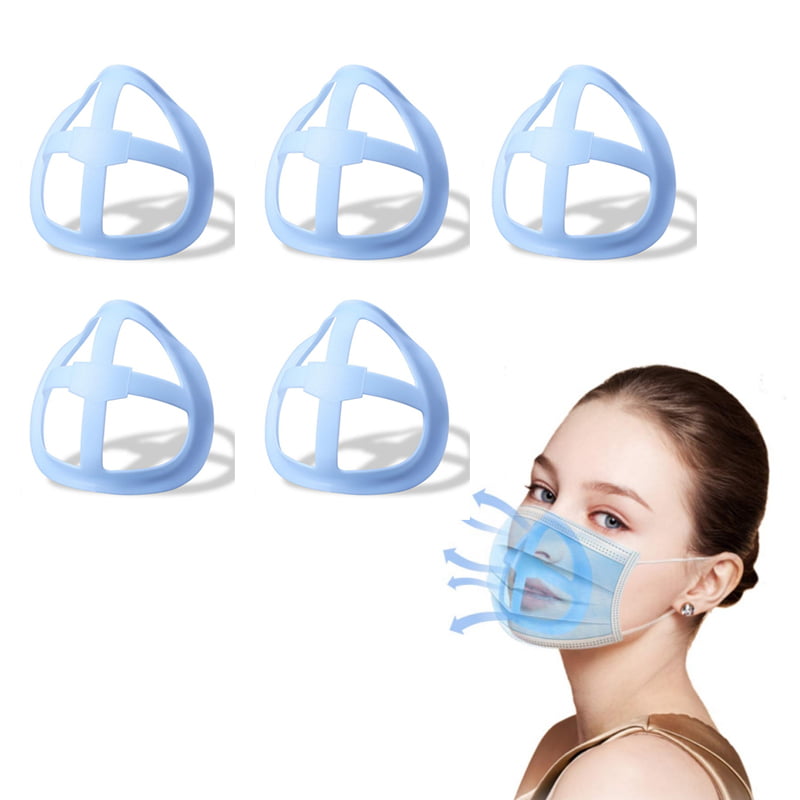 5pcs Nose Pads Lipstick protection Bracket Internal Protective Support Tailored For Nose And Mouth To Increase Breathing Space