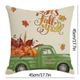 thumbnail image 4 of DPTALR Thanksgiving Pillow Cover Pillowcases Decorative Home Decoration45x45cm, 4 of 4