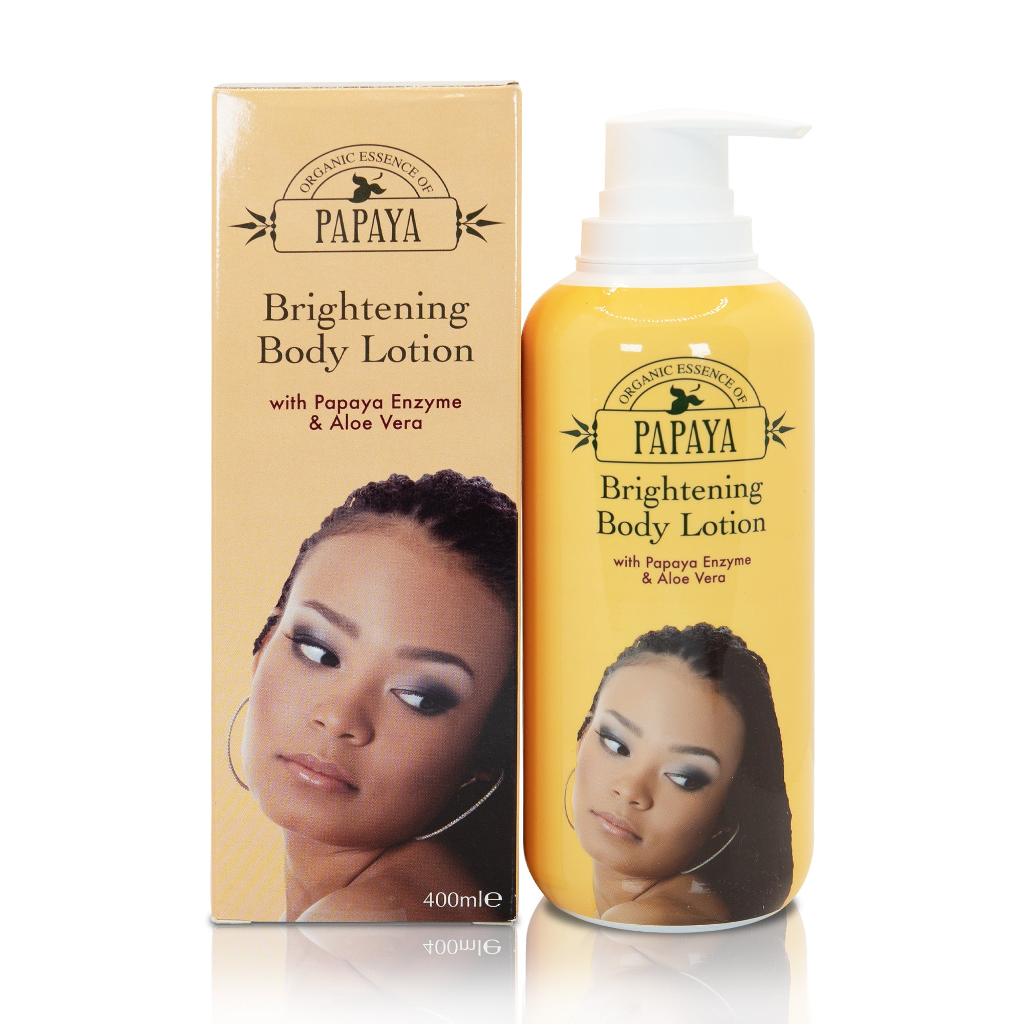 Organic Extract of Papaya Brightening Body Lotion 400ml