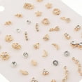 thumbnail image 5 of 21 Pairs Stud Earring Set Cute Small Animal Wi-ngs Shape Alloy, 5 of 8