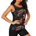 thumbnail image 2 of Fotbe Cool Tiger Blusas Sin Mangas para Mujer – Estilo Casual, Corte Suelto, Slim-Fit, Cuello Redondo Deportivo, Tops de Verano para Gimnasio y Yoga-Large, 2 of 7