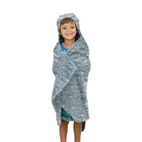 Kids Glow in the Dark Dinosaur Hooded Throw