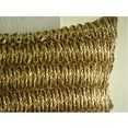 thumbnail image 2 of The HomeCentric Gold Copper Pillow Cover, 3D Metallic Cord Pillow Cover, Pillow Cover Pack of 2, 18x18 inch (45x45 cm) Square Faux Leather Pillow Cover for Couch,, Abstract Easter - Gold N Copper Tan, 2 of 3