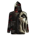 thumbnail image 2 of Terrifier Full Zip Hoodies Hooded Long Sleeve Jacket Lightweight Sweatshirt Warm Winter Coats 2XL, 2 of 6