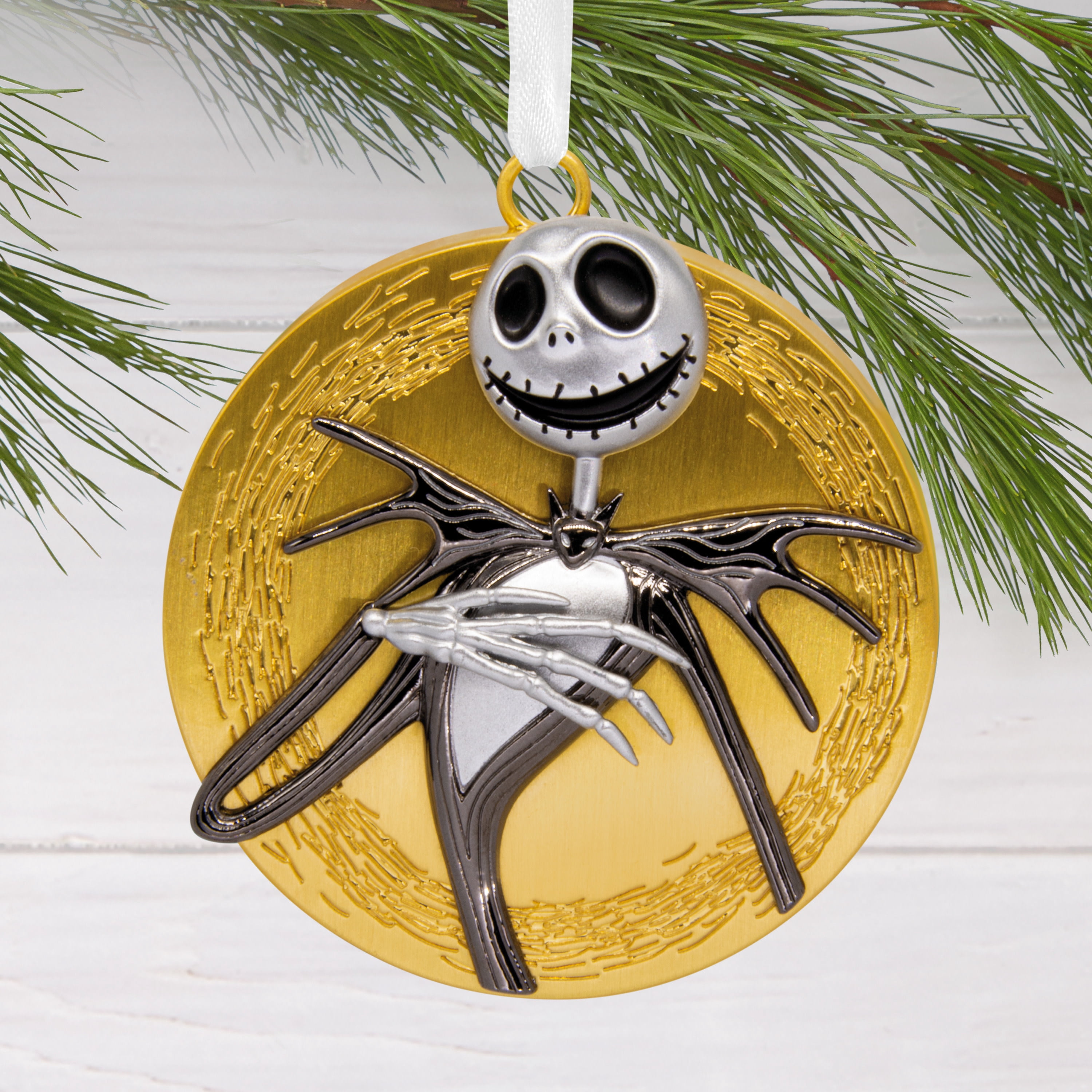 Hallmark Ornament Premium Metal Nightmare Before Christmas, 1 Count