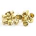 thumbnail image 3 of LQ Industrial 8PCS Solid Brass Sam Browne Button Screw Studs Nail Round Rivets for DIY Leather Craft Belt Wallet Handbag 6x8x8mm, 3 of 4