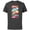 Charcoal, variant on Avengers 60th Anniversary Classic Color Slices Retro- Short Sleeve Cotton T-Shirt for Adults - Customized-Black