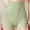 Green, variant on Women‘s High Waisted Shapewear Briefs Tummy Control Boyshorts Seamless Nylon Spandex Lace Trim Panties Beige M to XXXL,Size M