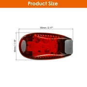 2Pcs Bicycle Tail Light Led Night Running Light Waterproof Outdoor Sports Running Warning Light With Clip Buckle Helmet Light Backpack Light