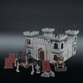 thumbnail image 4 of Esquirla Ensemble de Modèle de Bataille de Château Jeu de Casse-Tête Multicolore Chevalier pour la Maison Âges B, 4 of 8