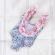 thumbnail image 3 of para bebés, halter para bebés, lindo de playa con estampado de sandía, de playa de 1 pcs, ños , 6 80 CUTICAT Traje de baño para niña pequeña, 3 of 8
