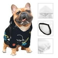 thumbnail image 4 of Uemuo Space for Winter Dog Hoodie Sweatshirts with Pockets Warm Dog Clothes for Small Dogs Chihuahua-Small, 4 of 8