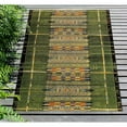 thumbnail image 5 of Liora Manne Marina Tribal Stripe Indoor Outdoor Area Rug Green, 5 of 5