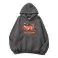 thumbnail image 4 of Gibobby Sudadera con cierre mujer, Sudadera de forro polar con capucha para mujer, de manga larga, casual, para parejas, con capucha(Gris,M), 4 of 5