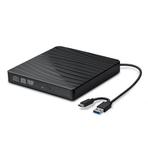 Estuche para unidades externas de DVD tipo C USB 3.0 óptico para computadora portátil